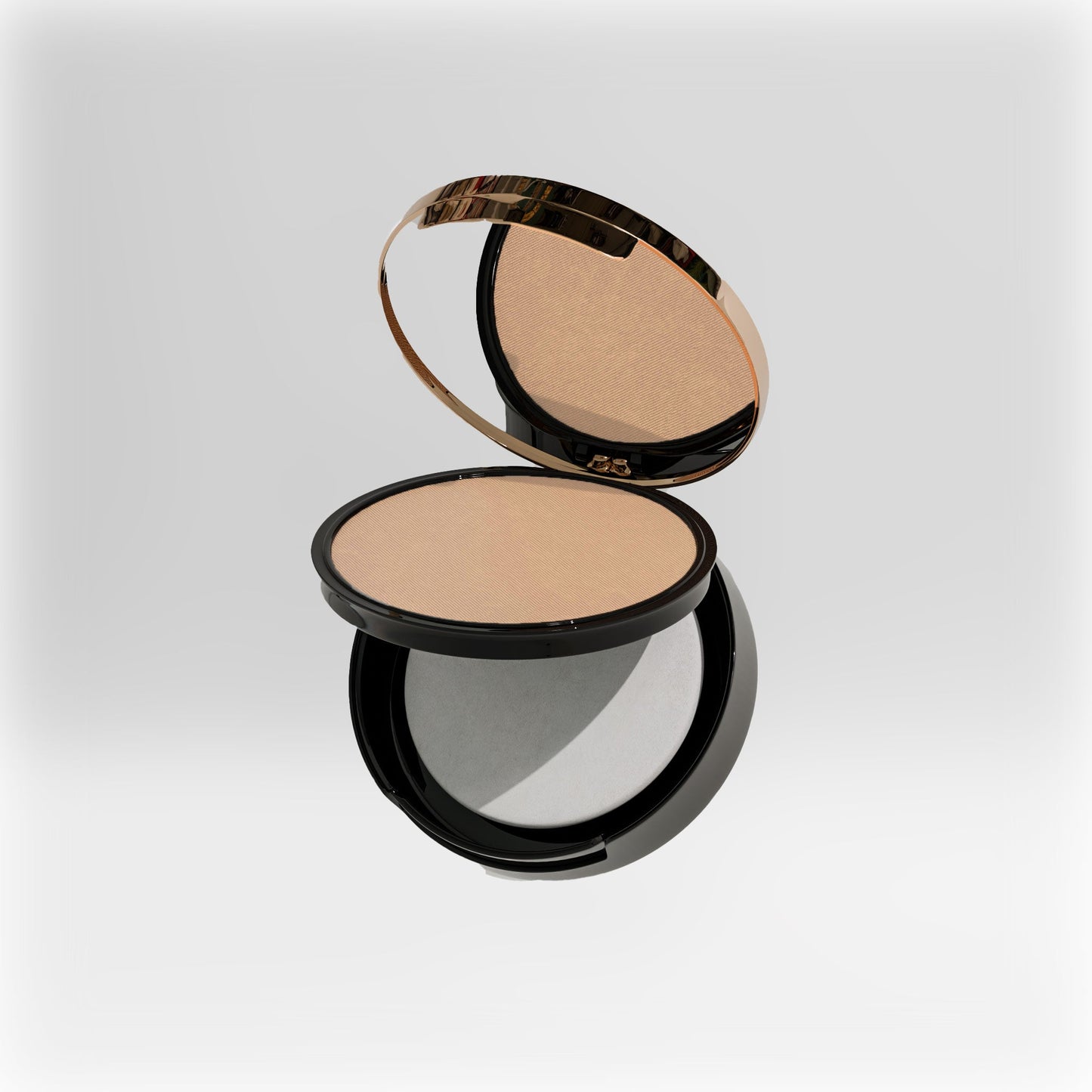 Max Philip Divine Matte Powder Foundation compact with smooth, matte finish