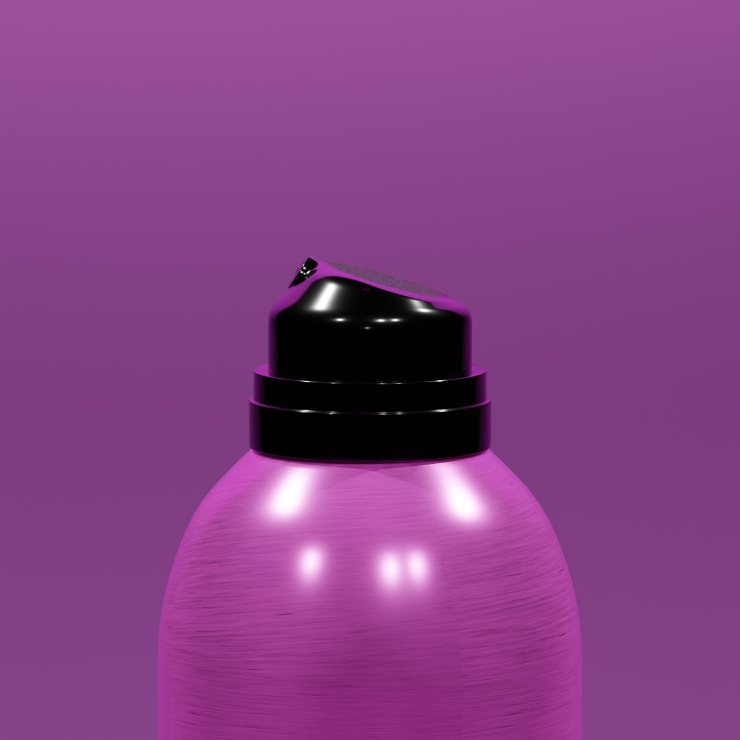 Max Philip Blackberry Deodorant Perfume Spray bottle with elegant deep purple tones