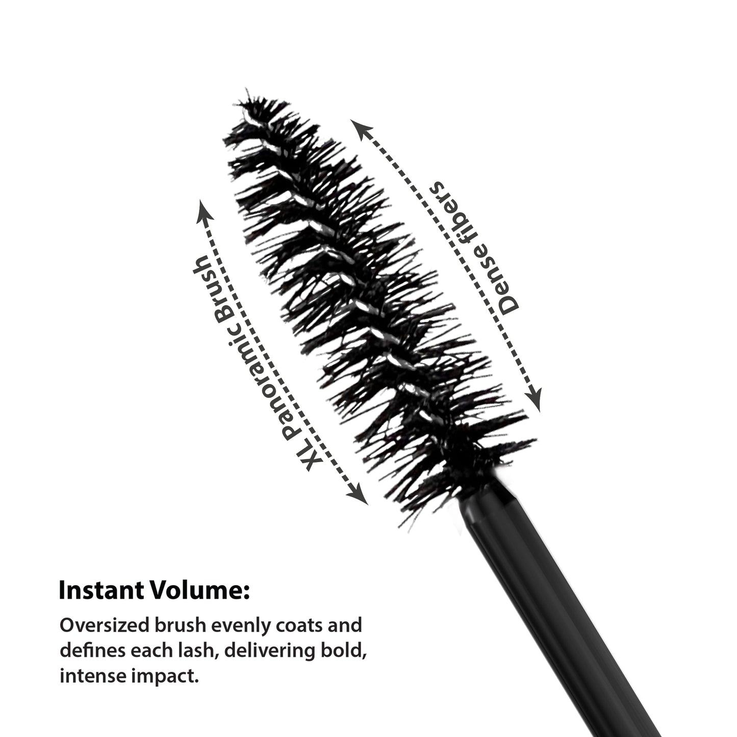 Max Philip Max Volume mascara with oversized brush and nourishing formula