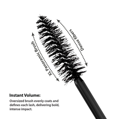 Max Philip Max Volume mascara with oversized brush and nourishing formula